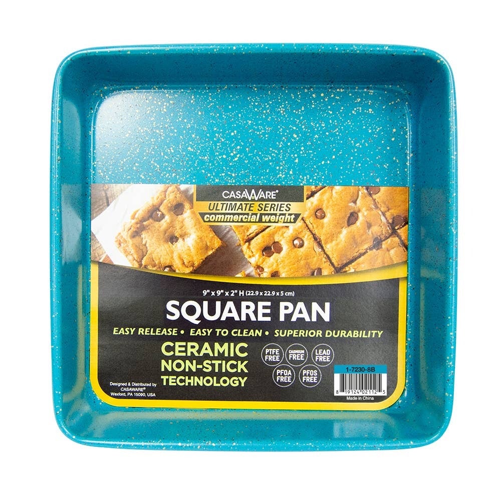 CasaWare Square Pan 9" Ultimate BLUE Old Vine Kitchen Emporium