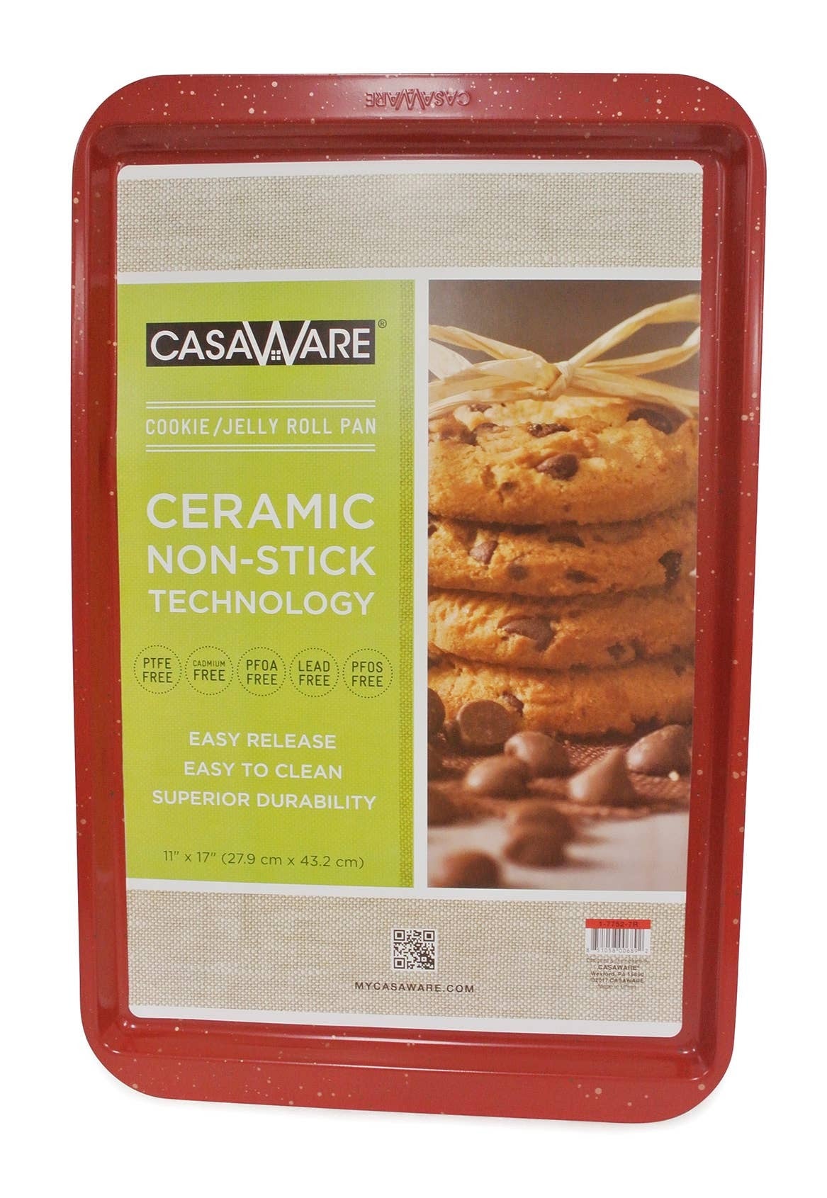 CasaWare - Cookie/Jelly Roll Pan 11 x 17 RED